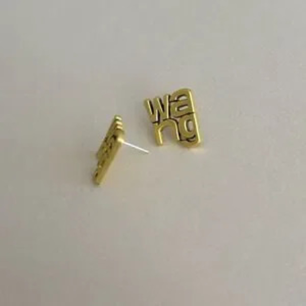 Gold Wang Earrings?N1767